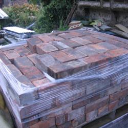 WIRE CUT / COMMON RECLAIMED BRICK 3 INCH THICK .