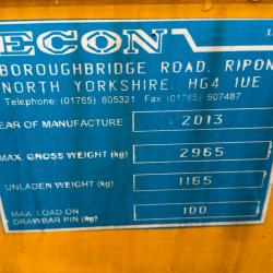 DIRECT UK MINISTRY OF DEFENCE ECON TOWABLE GRITTER TRAILER