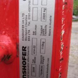 KINSHOFER 2 TON (2000kg) PALLET FORKS