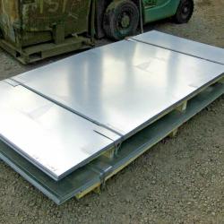 GALVANISED FLAT STEEL SHEETS 2500mm X 1250mm X 1.2mm THICK