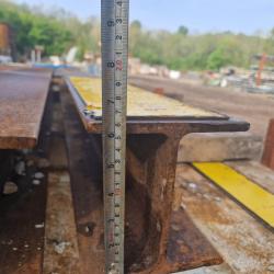 USED STEEL GIRDERS / RSJ 6 INCH X 6 INCH 2.4M / 8FT LONG