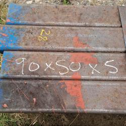90mm x 50mm x 5mm steel box section .
