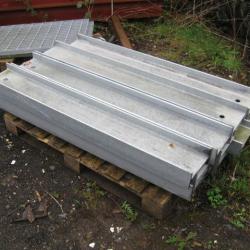 203 X 102 X 23 kg/m GALVANISED STEEL GIRDERS .