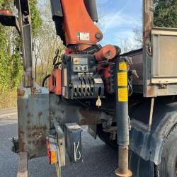 DIRECT ELECTRIC BOARD MERCEDES 1828 4X4 TRUCK C/W WINCH + PALFINGER 4 EXTENSION CRANE