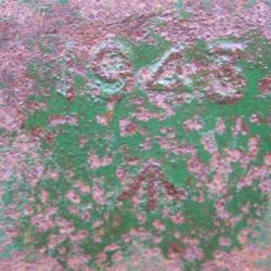WW2 1943 STAMPED STEEL CABINET ..