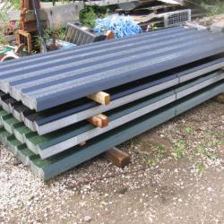 8FT / 10FT / 12FT SLATE BLUE BOX PROFILE ROOFING SHEET . .