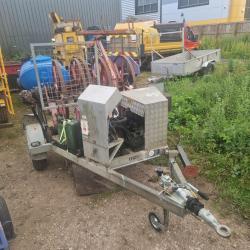 DIRECT ELECTRIC BOARD RITELITE RL30 0LMP TRIPLE DRUM WINCH TRAILER
