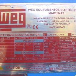 WEG INDUCTION MOTOR MODEL 450B 670KW