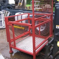 FORKLIFT FRIENDLY MAN BASKET / CAGE .