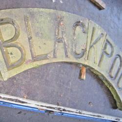 'BLACKPOOL CARVED HEAD STONE ...
