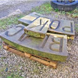 'BLACKPOOL CARVED HEAD STONE ...