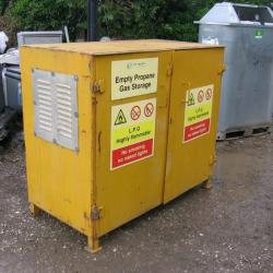 DIRECT FACTORY CLOSURE .. GAS BOTTLE STORAGE CABINET
