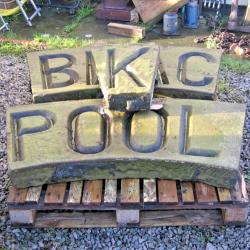 'BLACKPOOL CARVED HEAD STONE ...