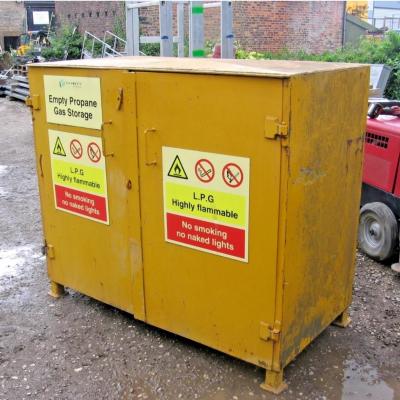 DIRECT FACTORY CLOSURE .. GAS BOTTLE STORAGE CABINET